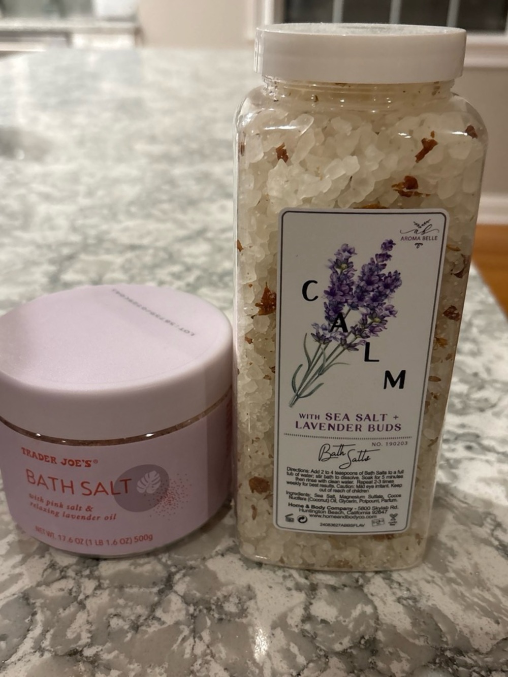 Trader Joeโs and Calm Bath Salts